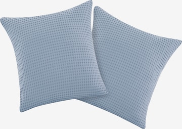 andas Pillow in Blue: front