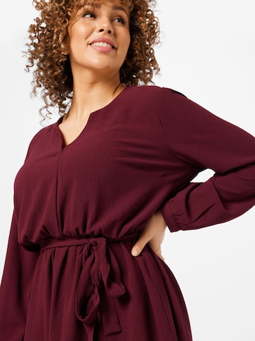 Robe 'Stina' ABOUT YOU Curvy en rouge