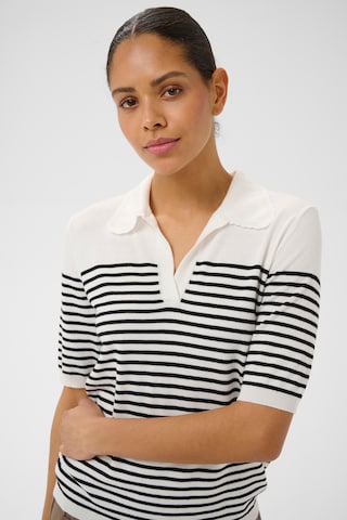 Pull-over 'Lizza' Kaffe en blanc