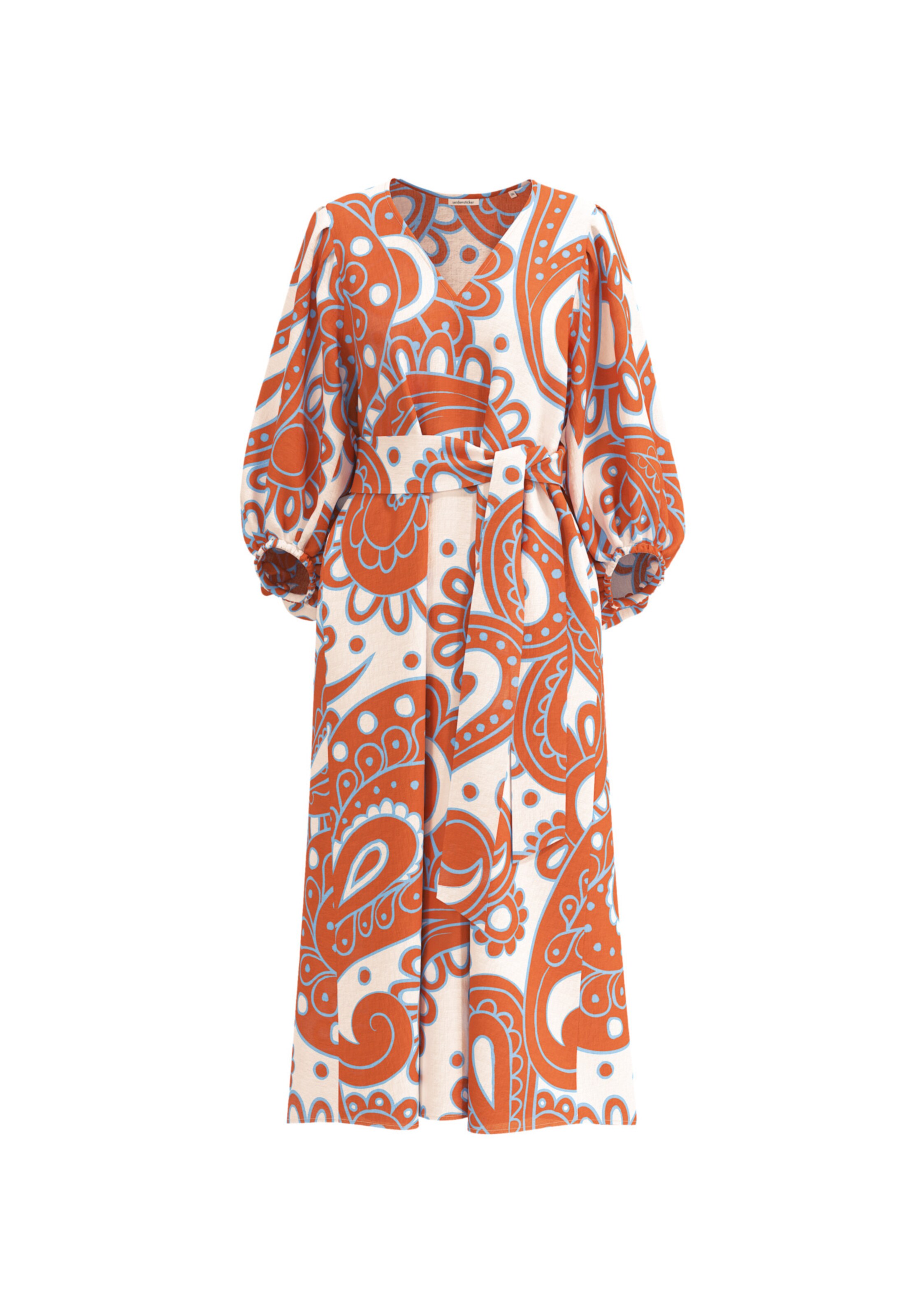 Robe 'Curvy' SEIDENSTICKER en orange