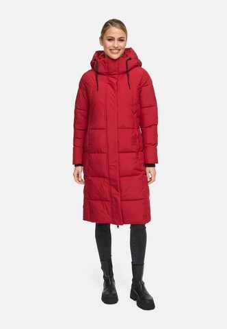 MARIKOO Winter coat 'Chumanii XVI' in Red
