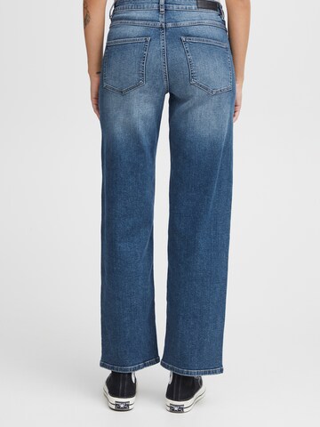 ICHI Loosefit Jeans 'WIGGY' i blå