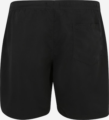 Jack & Jones Plus Badeshorts in Schwarz