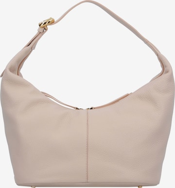 Sac bandoulière Coccinelle en beige : devant