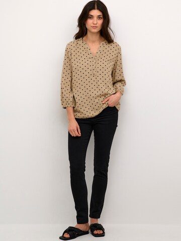Kaffe Blouse 'KA Milia' in Beige