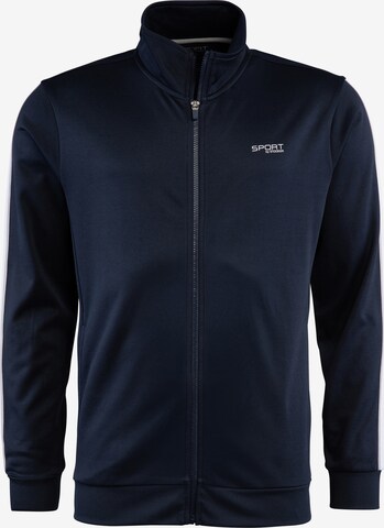 Veste de survêtement 'Sidney' Stooker Men en bleu : devant