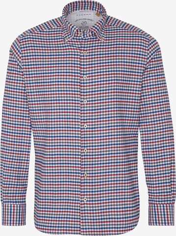 ETERNA Regular fit Button Up Shirt in Blue: front