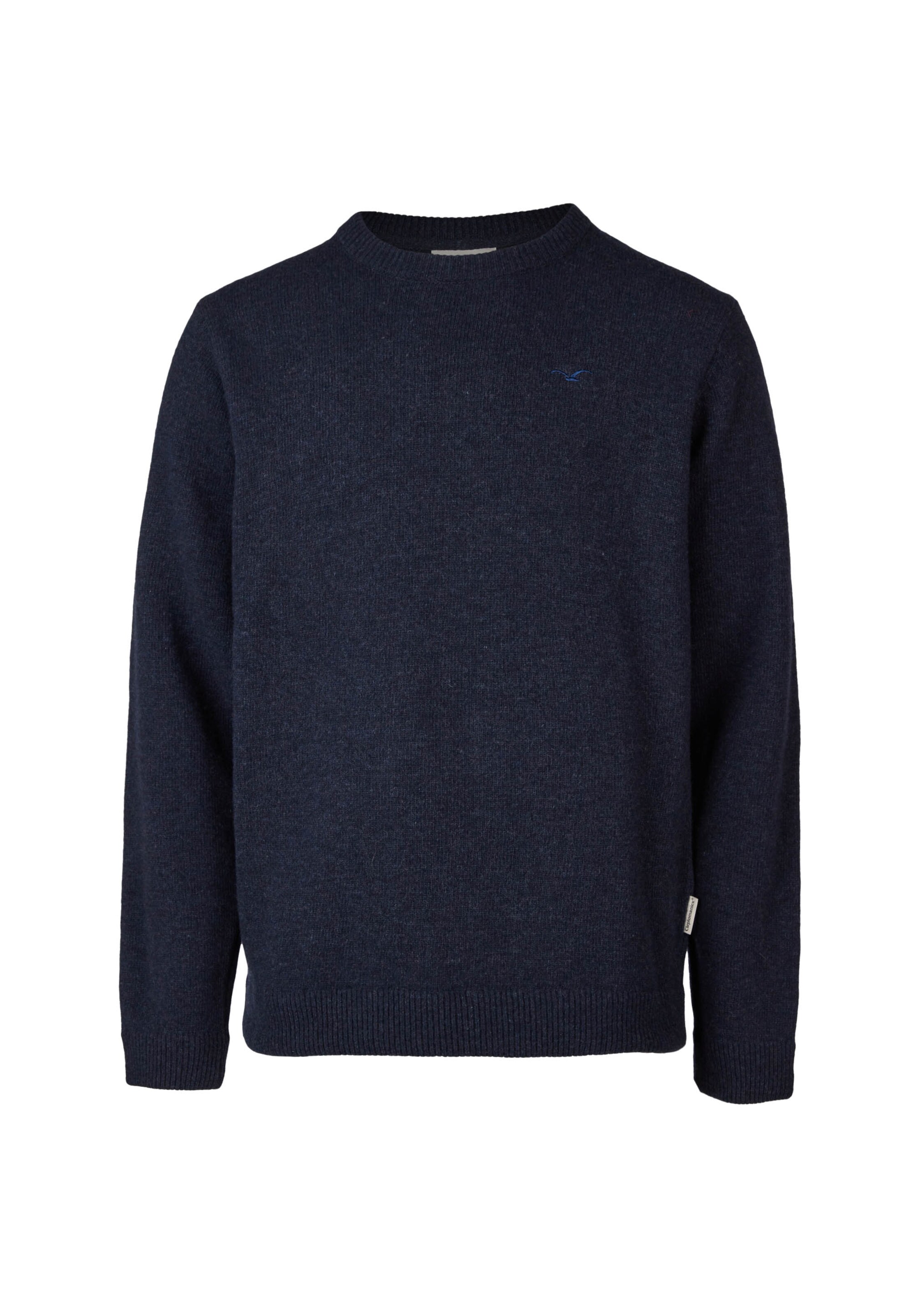 Cleptomanicx Pullover in Blau: Vorderseite