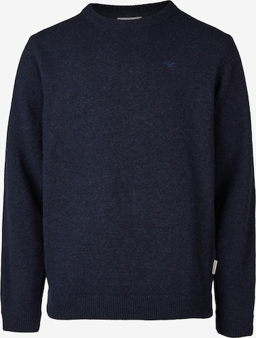 Cleptomanicx Pullover in Blau: Vorderseite