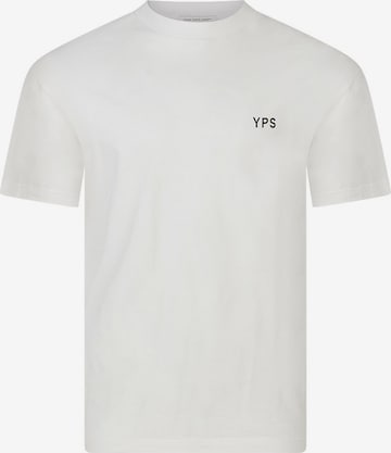 Young Poets - Camiseta 'Nik' en blanco: frente