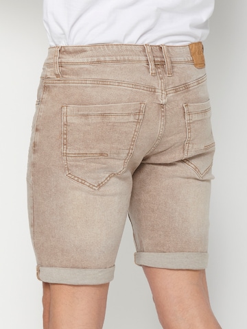 KOROSHI Regular Jeans in Braun