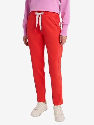 Regular Pantalon 'Brinja' Elbsand en rouge : devant