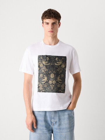 HUGO T-Shirt 'Dipasly' in Weiß: Vorderseite