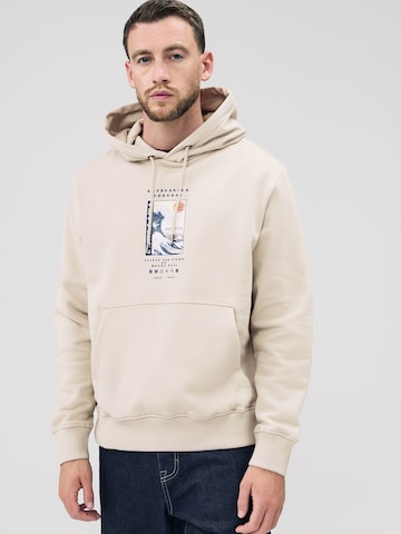 Next Sweatshirt in Beige: voorkant