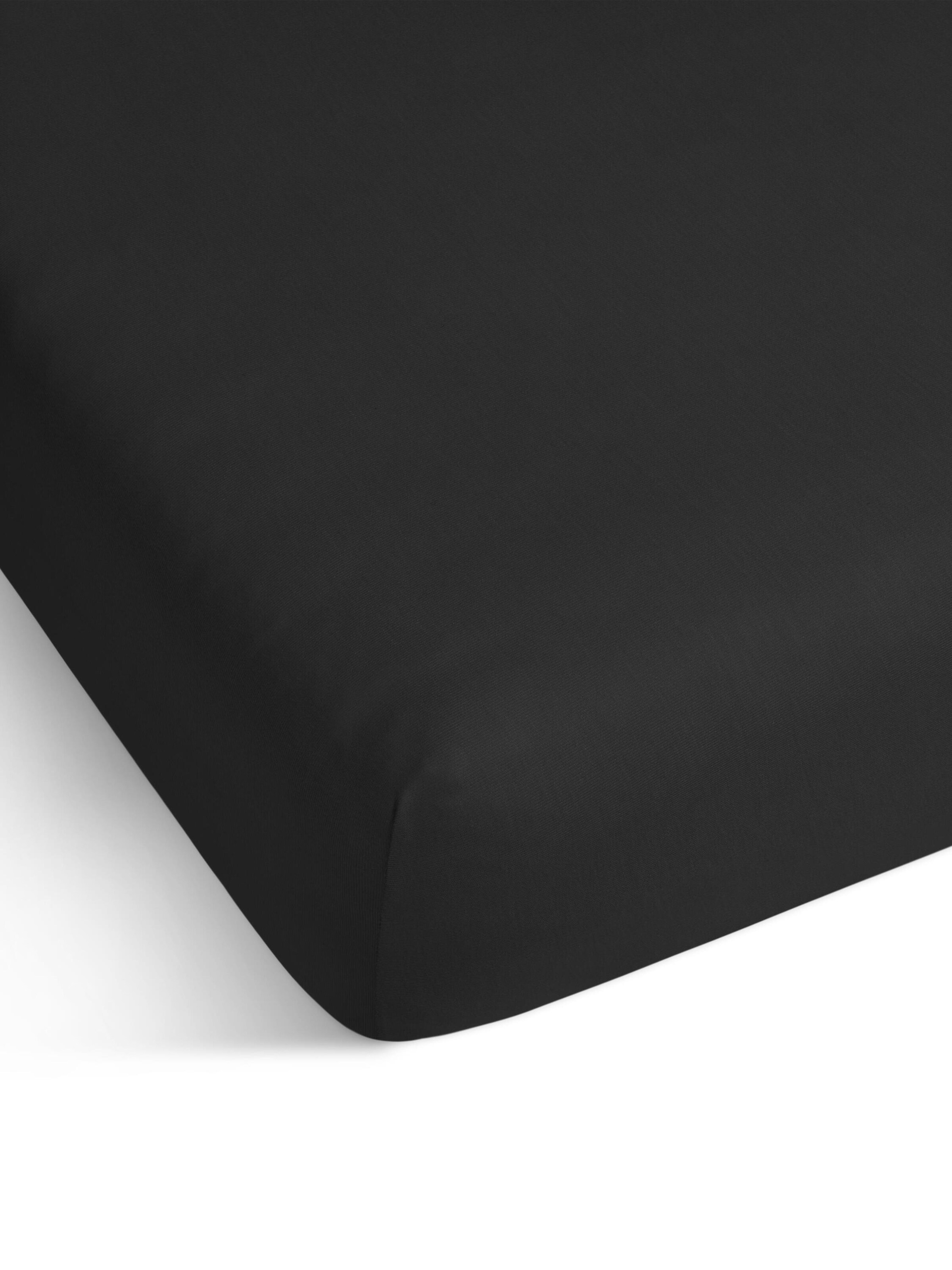 Aspero Bed sheet 'Natal' in Black: front