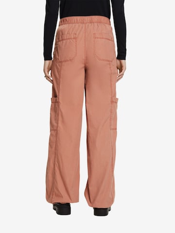 ESPRIT Loosefit Cargobroek in Oranje