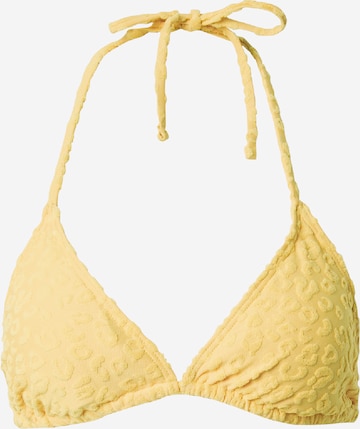 PIECES Triangel Bikinitop 'ANYA' in Oranje: voorkant