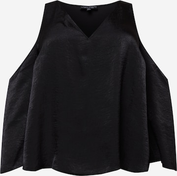 Bluză de la Dorothy Perkins Curve pe negru: față