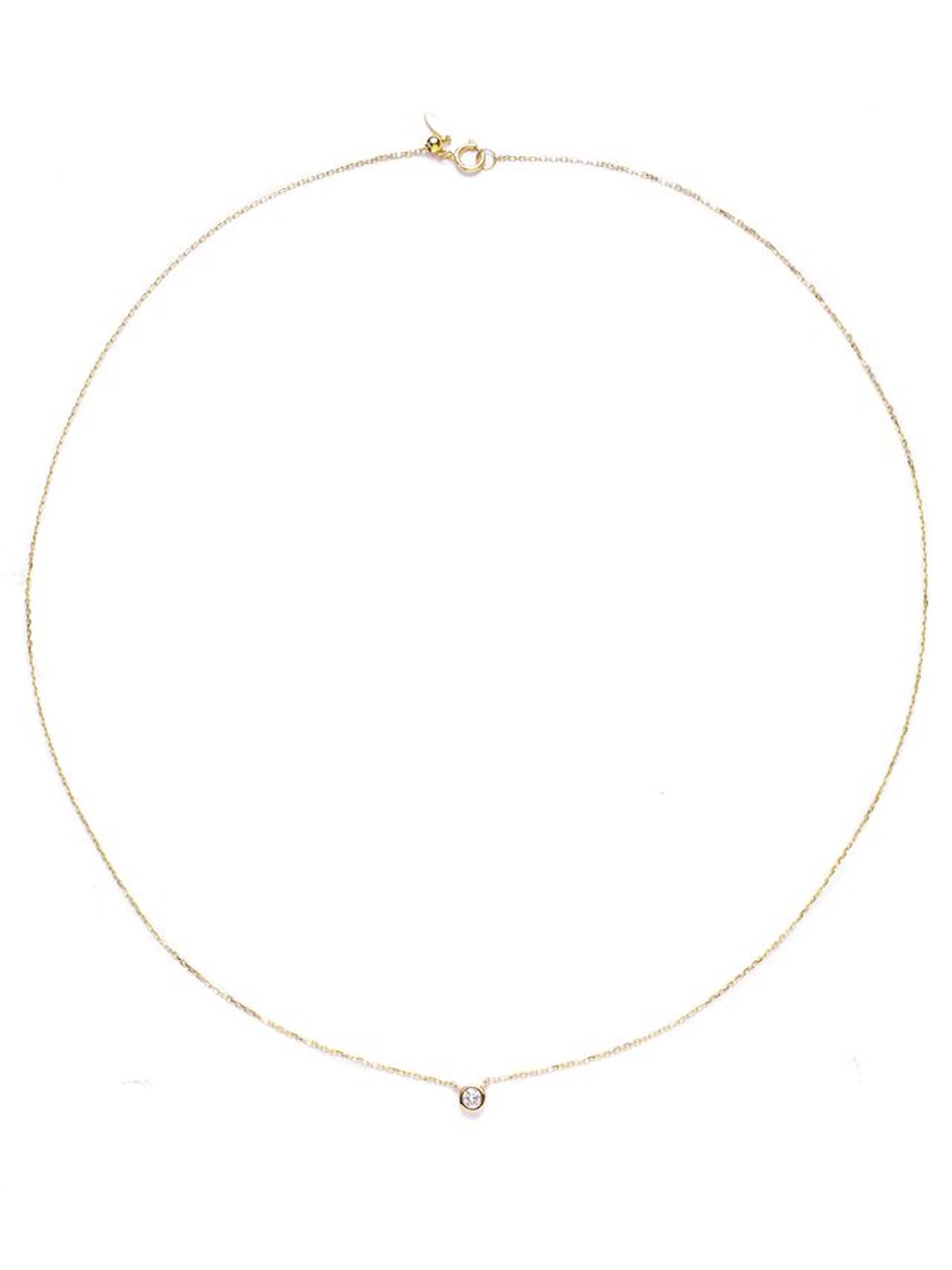 Collana 'Completion Aura Necklace' di Dear Me in oro: frontale
