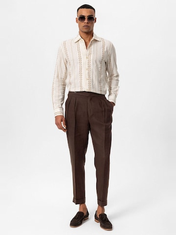 Antioch Regular fit Πουκάμισο σε μπεζ