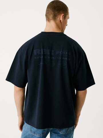Red Bull Racing x Pepe Jeans Shirt 'Red Bull Racing Gives You Wings' in Blue: front