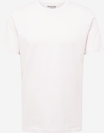 SELECTED HOMME T-shirt 'DAN' i lila: framsida