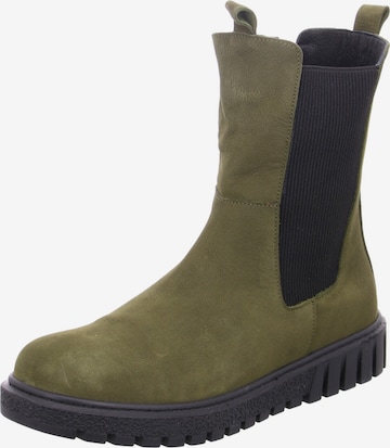 LAZAMANI Chelsea Boots in Green: front