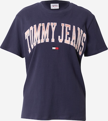 Tommy Jeans Shirt in Blauw: voorkant