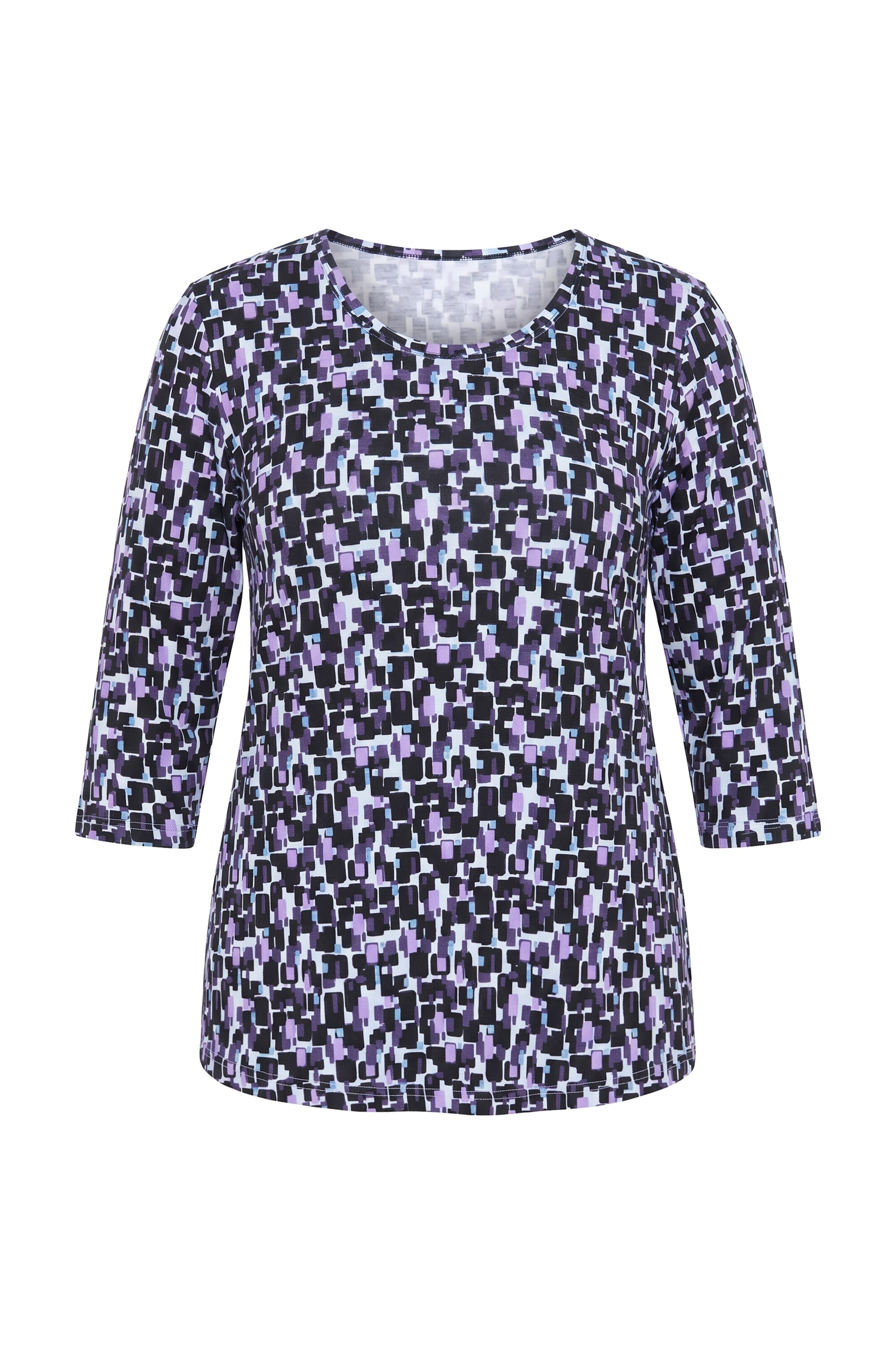 Ulla Popken Shirt in Lila: Vorderseite