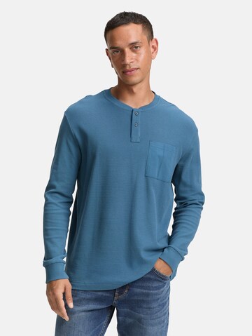 TOM TAILOR Shirt in Blue: front