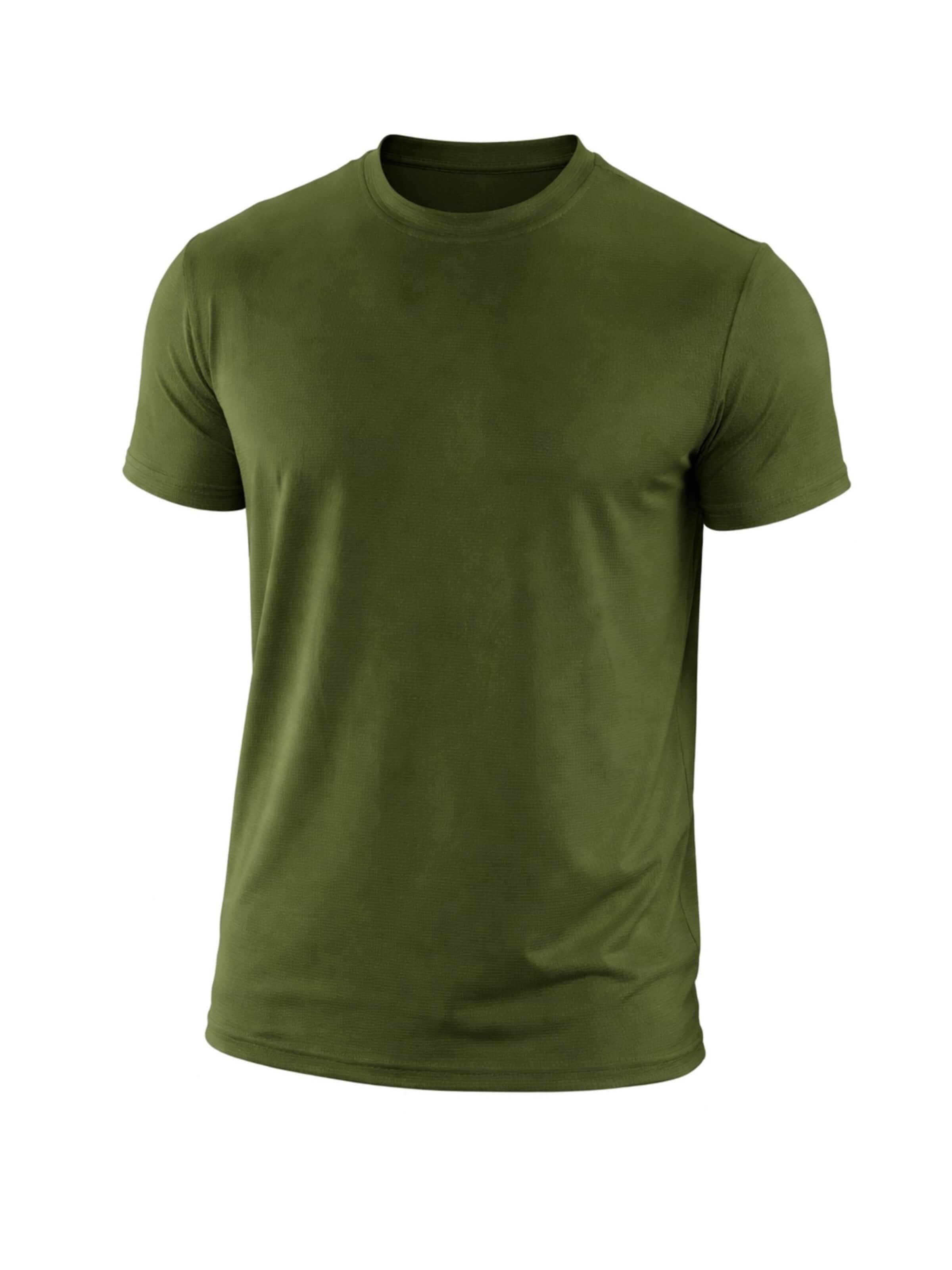 Maglia funzionale 'Pantoneclo Men's Gym Crew Neck Short Sleeve T-Shirt' di PANTONECLO in verde: frontale