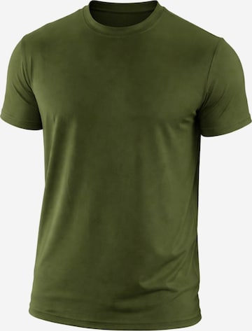 Maglia funzionale 'Pantoneclo Men's Gym Crew Neck Short Sleeve T-Shirt' di PANTONECLO in verde: frontale