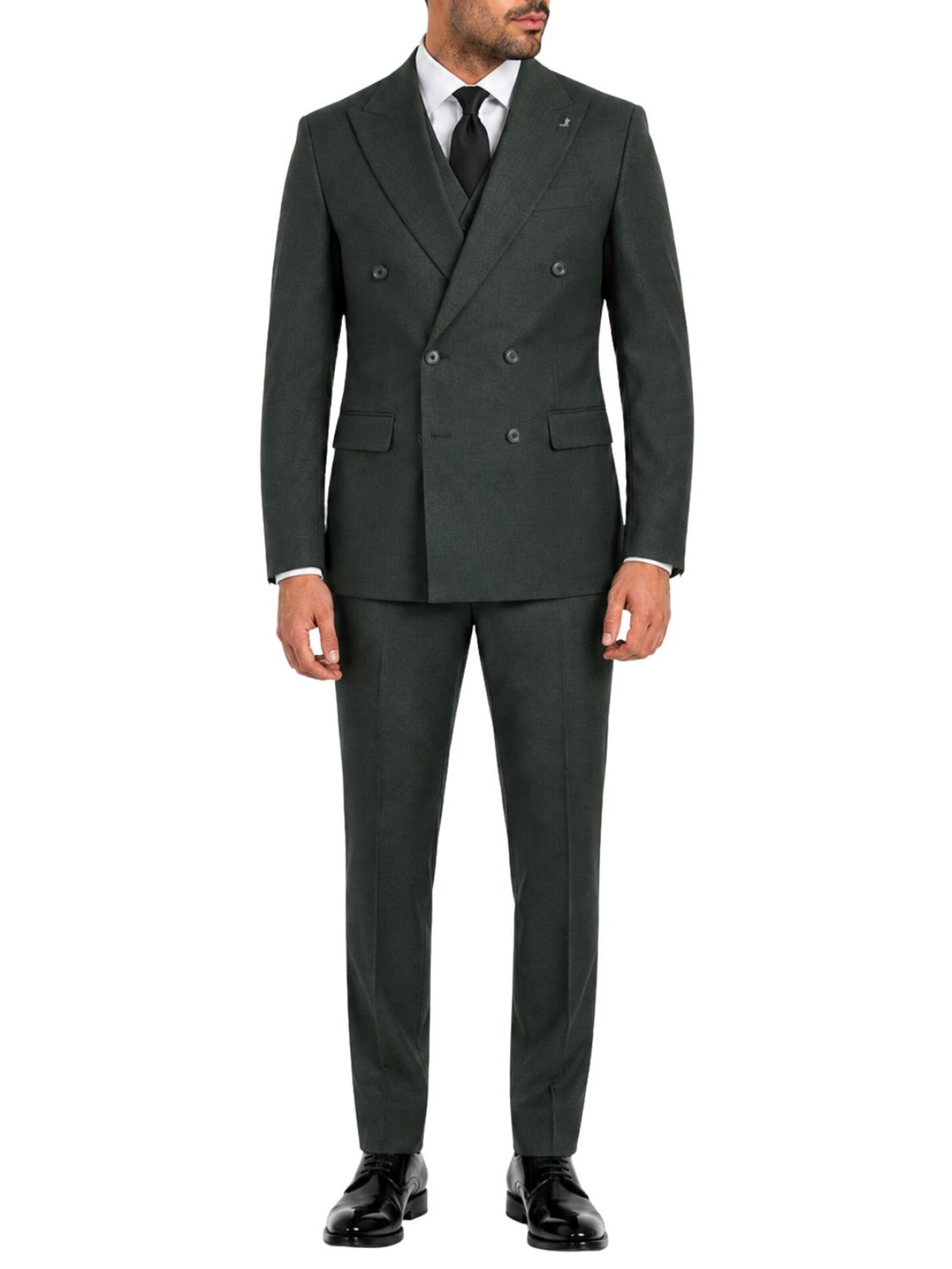 Guild Suit 'Slim Fit Zweireiher Anzug' in 46 in Green, Item view