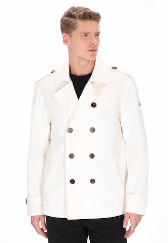 DreiMaster Klassik - Sobretudo meia-estação em branco: frente