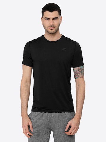 T-Shirt fonctionnel 4F en noir : devant