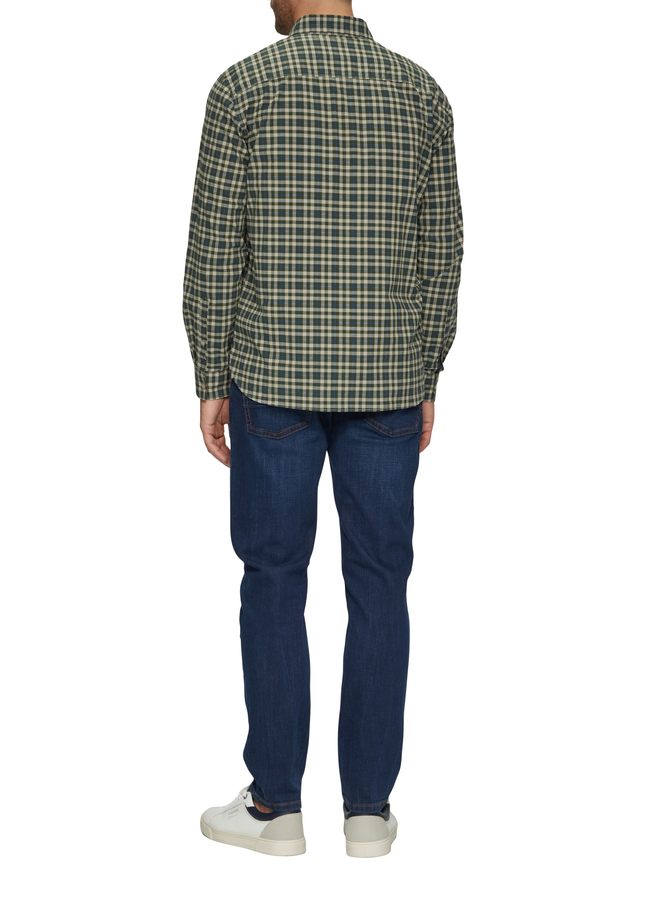 s.Oliver Regular fit Overhemd in Groen