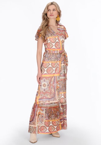 usha FESTIVAL - Vestido em amarelo: frente