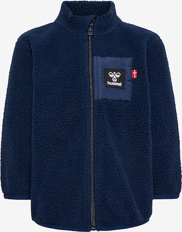 Hummel Athletic Fleece Jacket 'ATLAS' in Blue: front