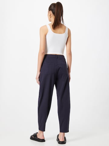 s.Oliver Loose fit Pleat-Front Pants in Blue