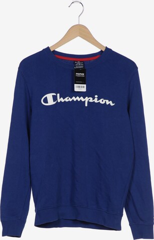 Champion Sweatshirt & Zip-Up Hoodie in S in Blue: front