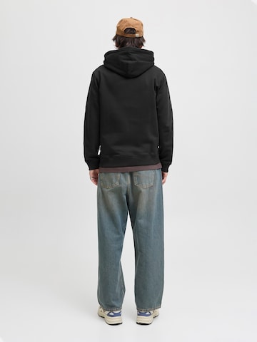JACK & JONES Sweat jacket 'JORNORREBRO' in Black