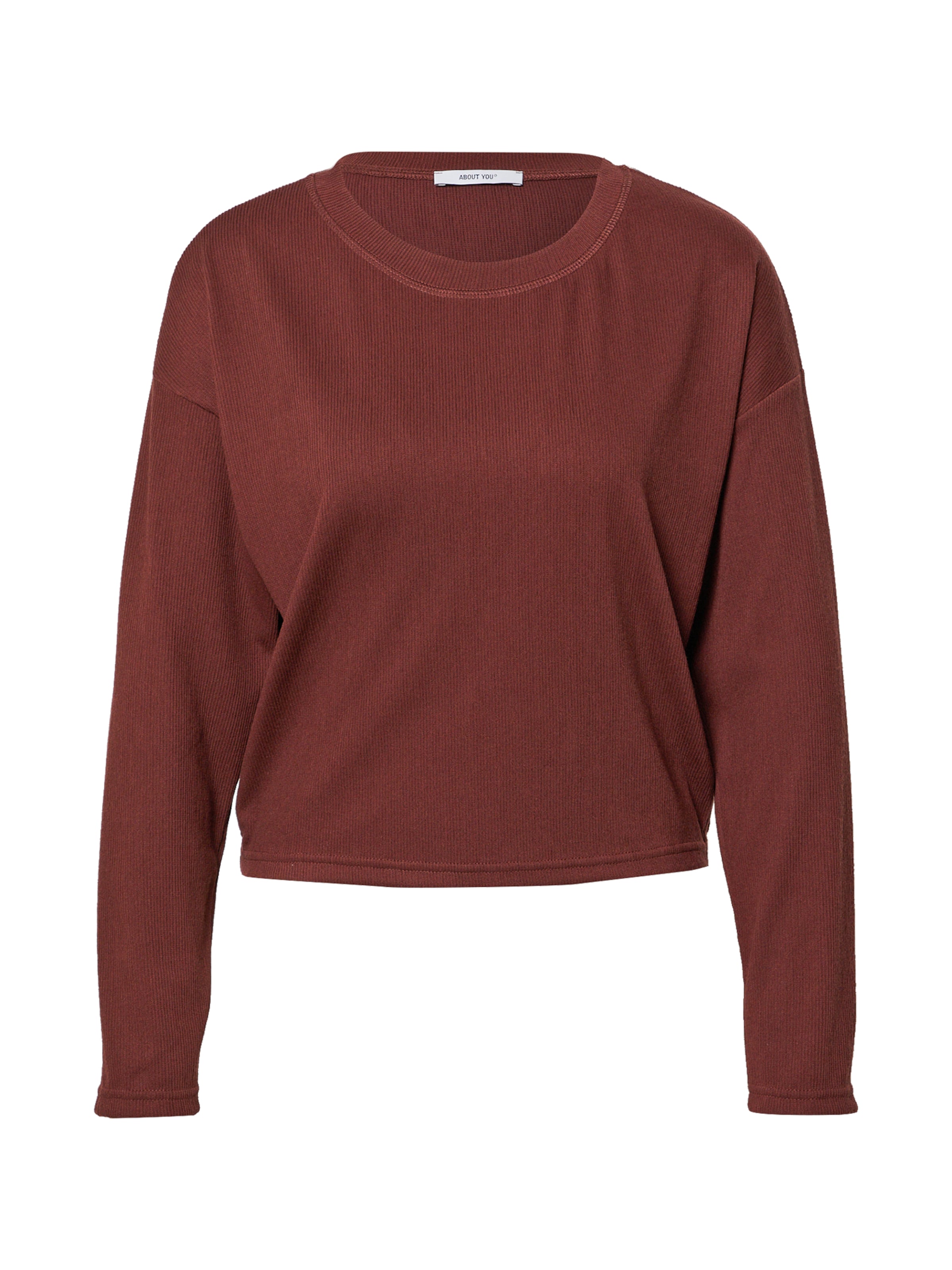 T-shirt 'Maithe' ABOUT YOU en marron : devant