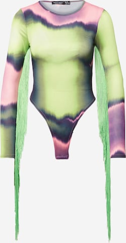 Nasty Gal Shirt body in Gemengde kleuren: voorkant