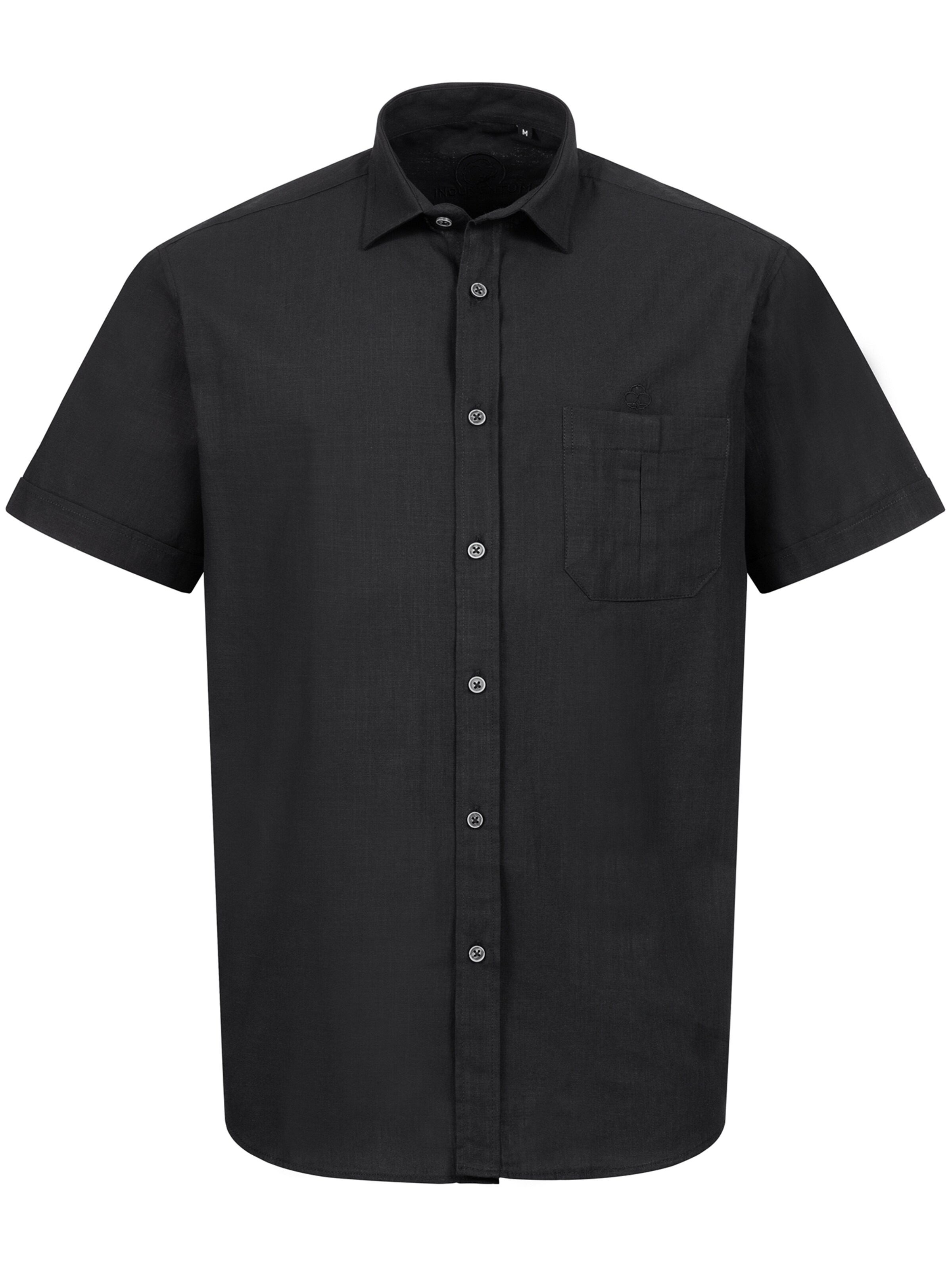 Indumentum Hemd in Schwarz: Vorderseite