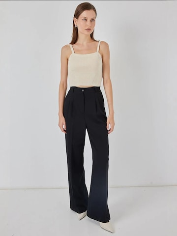 Bigdart - Top 'Crop Top' em bege