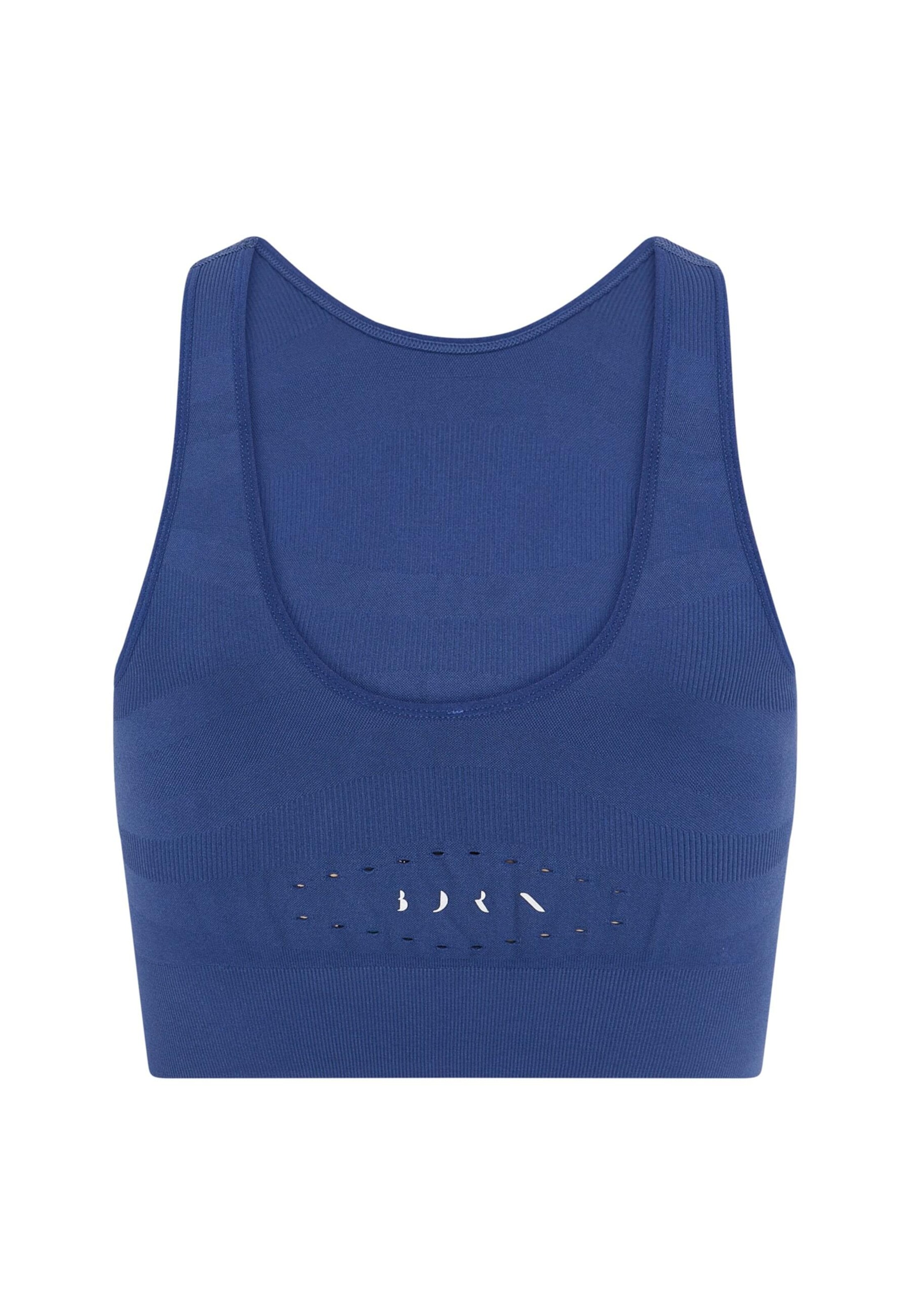 Born Living Yoga Skinny Sporttop 'Alana' in Blauw