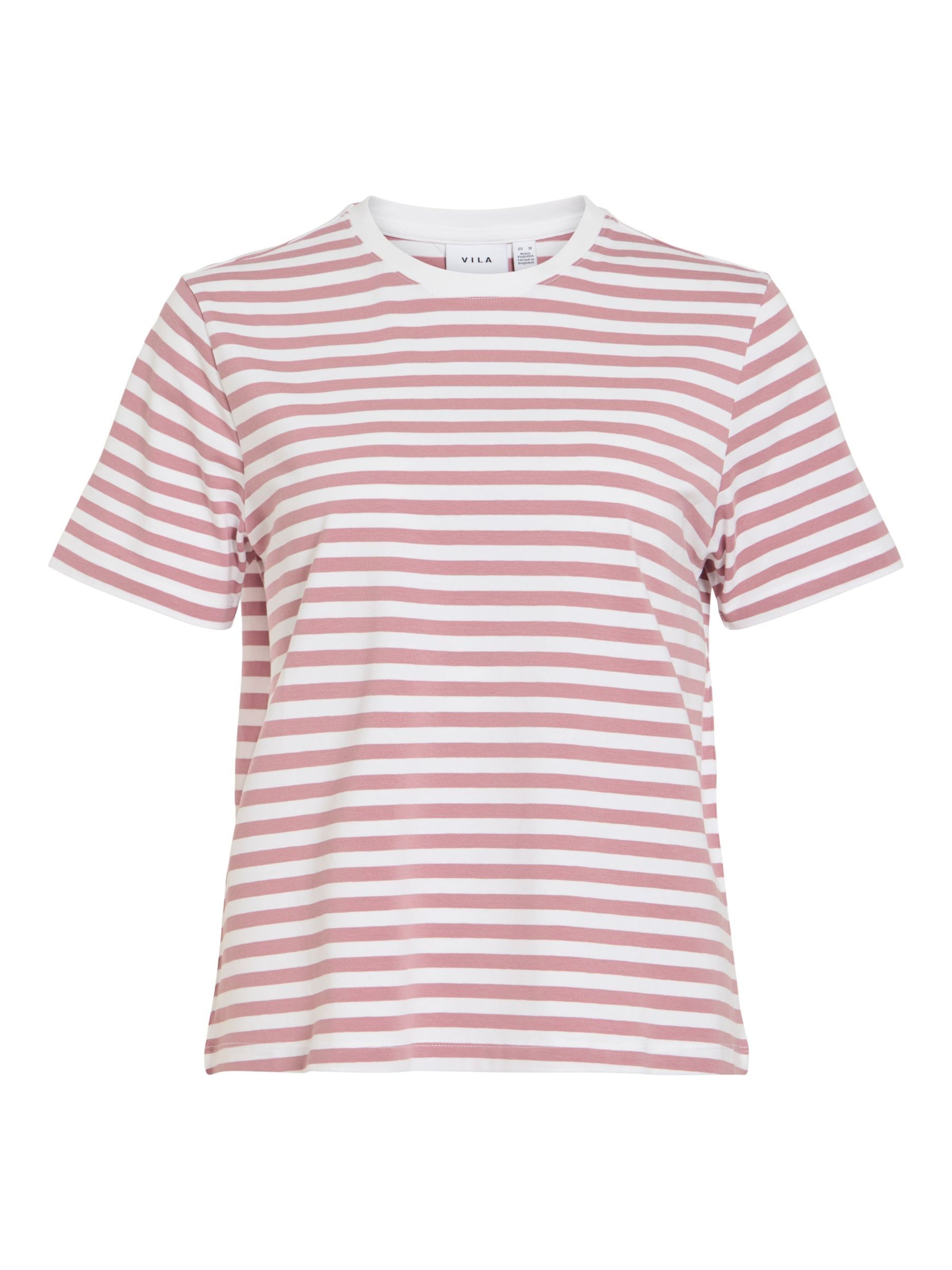 VILA T-Shirt 'VINora' in Pink: Vorderseite