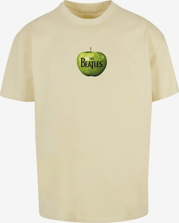 Merchcode Shirt 'Beatles - Apple' in Geel: voorkant