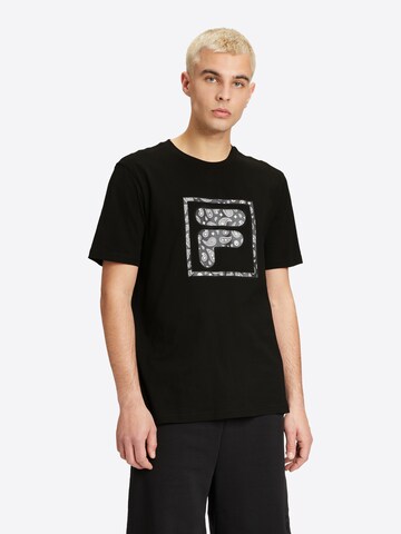 T-Shirt FILA en noir : devant