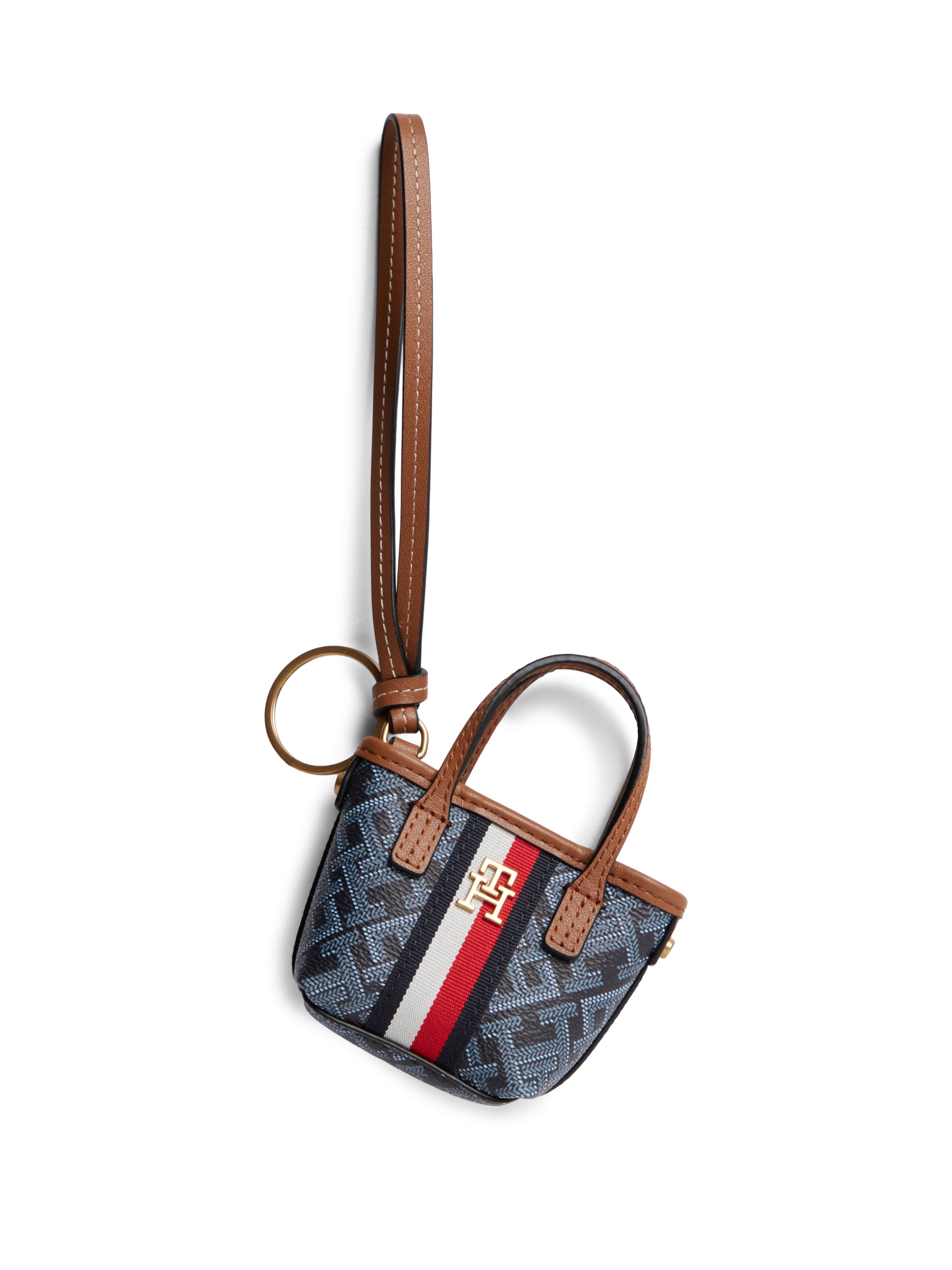 TOMMY HILFIGER Kulcstartók - fekete: elől